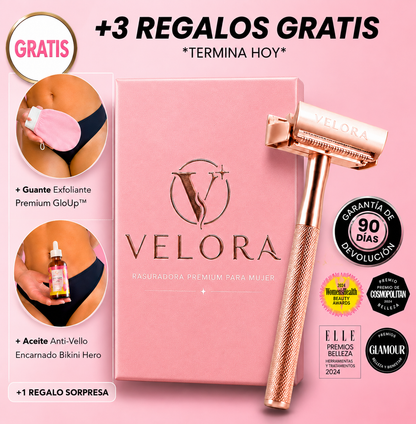 Rasuradora Velora™ — Piel suave sin irritación, para siempre