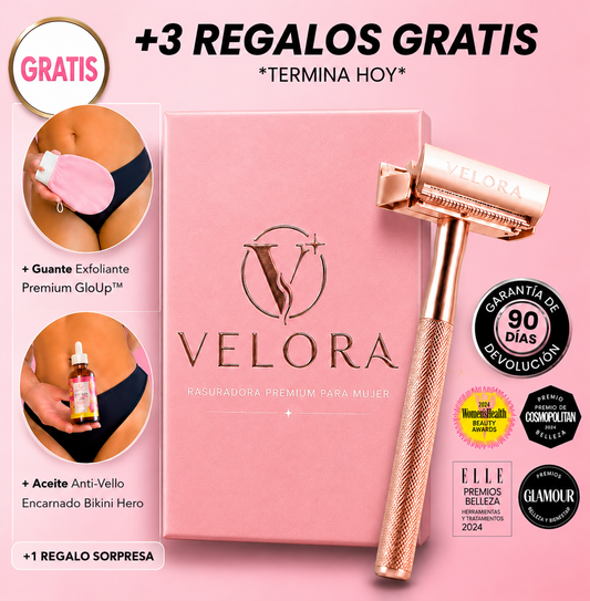 Rasuradora Velora™ — Piel suave sin irritación, para siempre